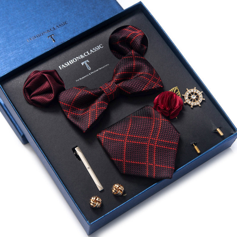 Tie 8-piece Set Formal Suit Men - Clothing Personality