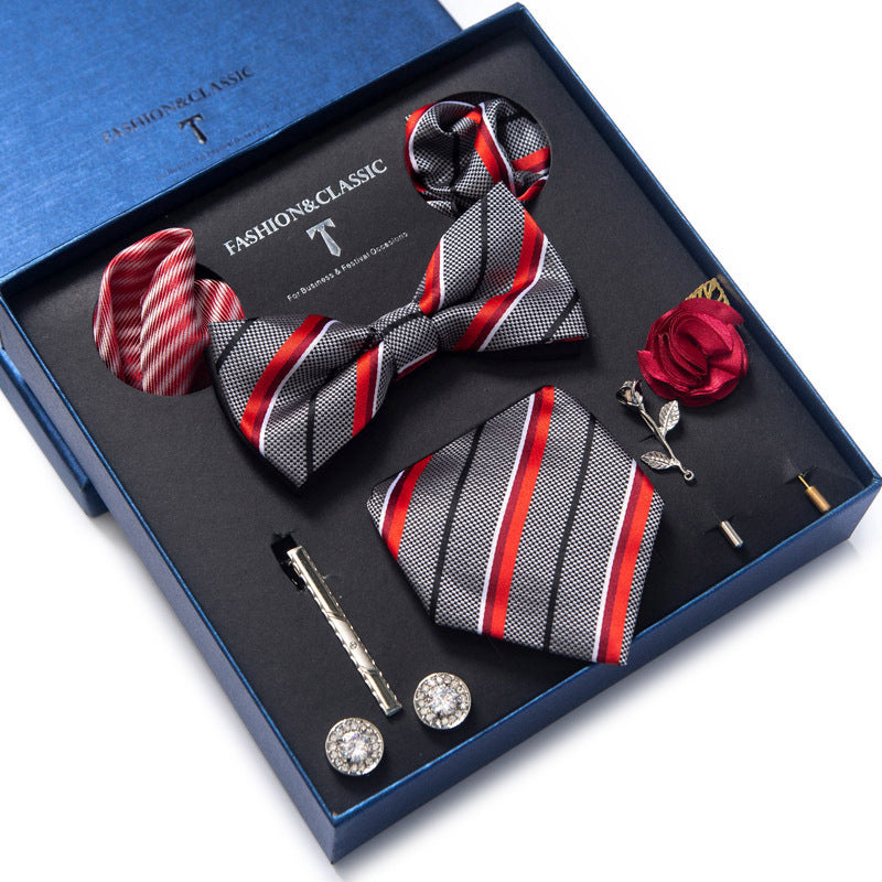 Tie 8-piece Set Formal Suit Men - Clothing Personality