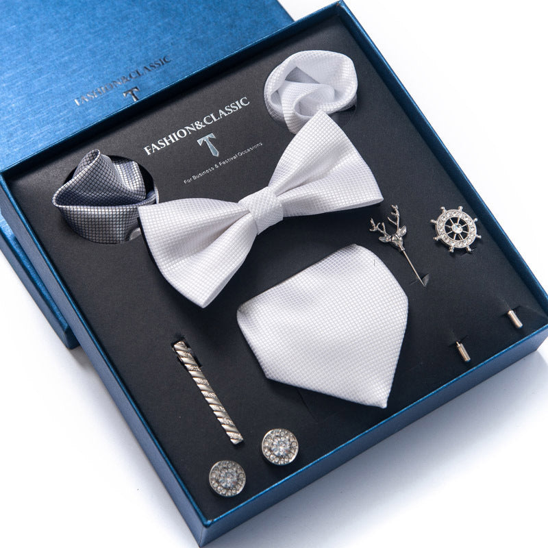 Tie 8-piece Set Formal Suit Men - Clothing Personality