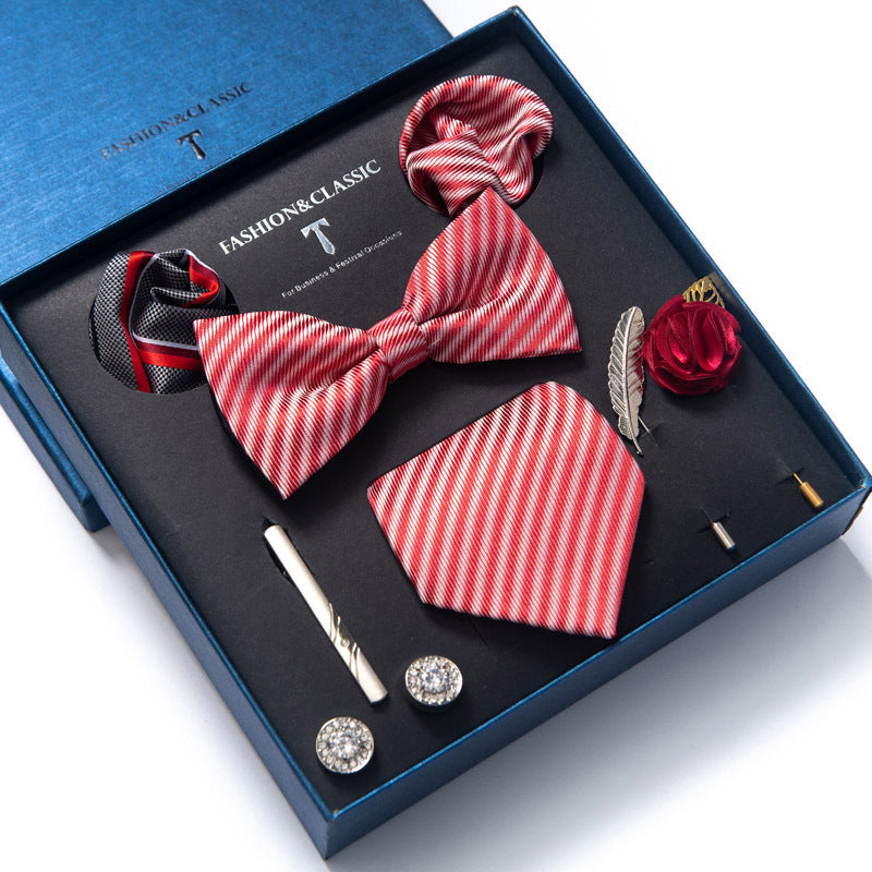 Tie 8-piece Set Formal Suit Men - Clothing Personality