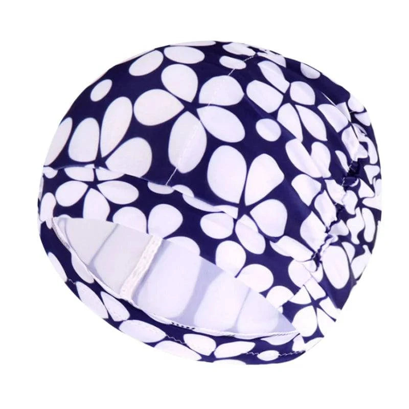 Swimming Hat Women Unisex Girls Long Hair Bathing Cap Swimming Cap Stretch Drape Free Size Swim Pool Sport Elastic Nylon Turban - Clothing Personality