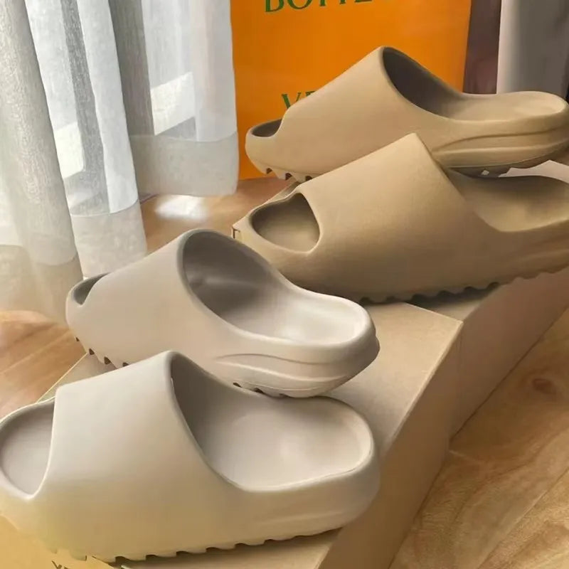 Men's Open Toe Slippers Thick-Soled Sandals Spring Summer New Non-slip Wearing Sandals