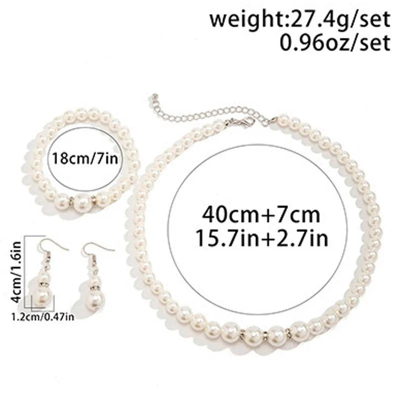 Imitation Pearl Multi-layered Women's Necklace Exaggerated Fashion High Street Club Party Banquet Necklace For Women Jewelry - Clothing Personality
