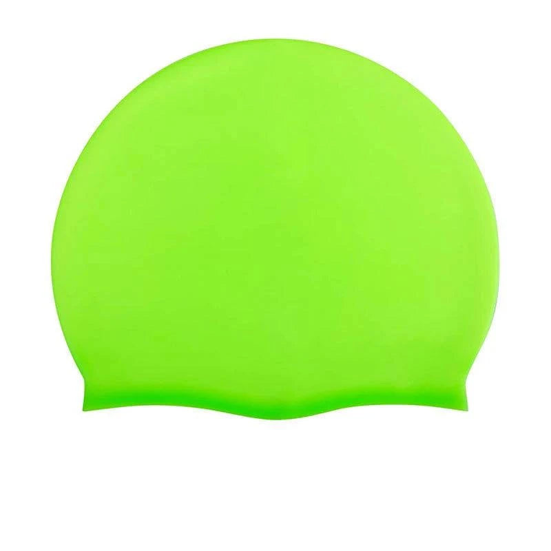 Swimming Cap Silicone Waterproof Swim Hat for Men Women Adult Kids Long Hair Pool Caps Diving Swimming Equipment Elastic Caps - Clothing Personality