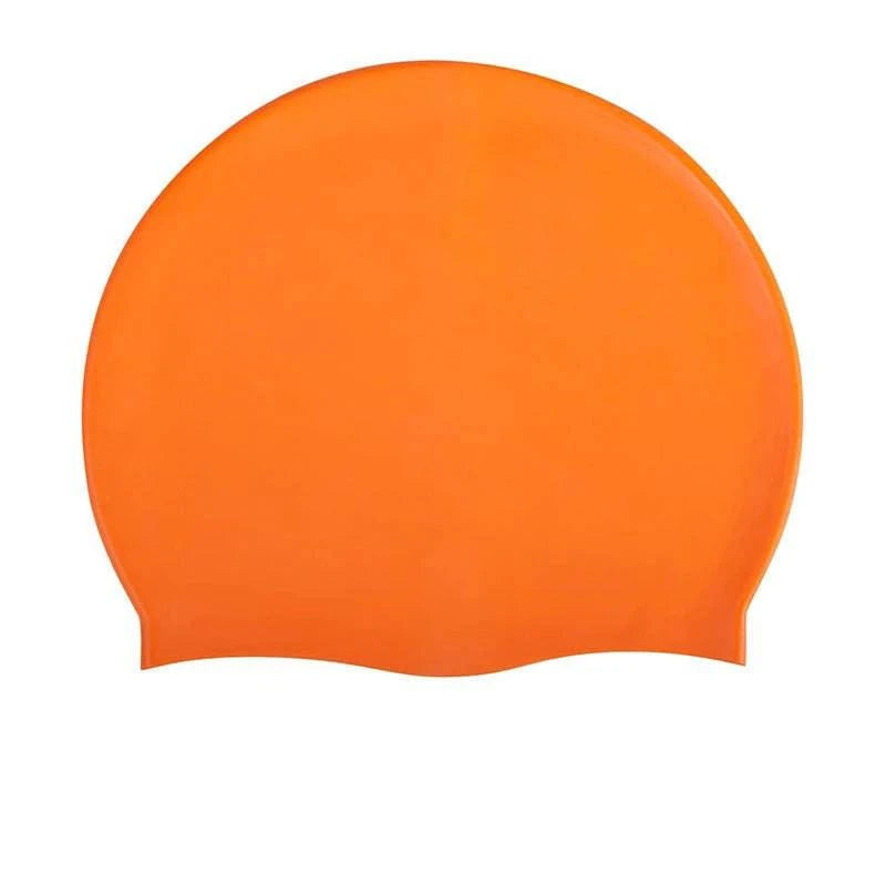 Swimming Cap Silicone Waterproof Swim Hat for Men Women Adult Kids Long Hair Pool Caps Diving Swimming Equipment Elastic Caps - Clothing Personality