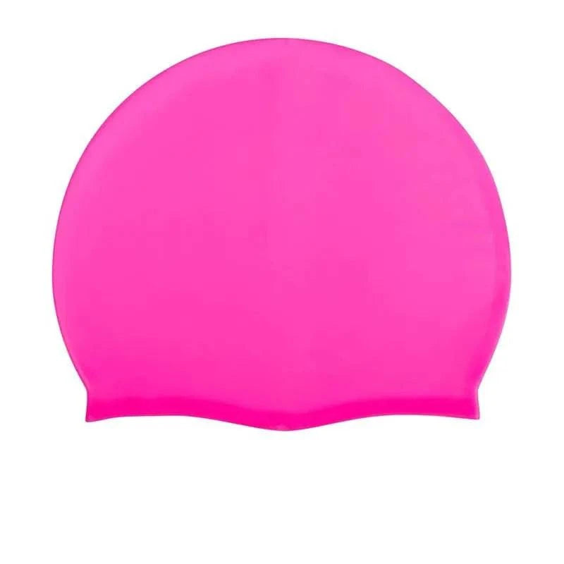 Swimming Cap Silicone Waterproof Swim Hat for Men Women Adult Kids Long Hair Pool Caps Diving Swimming Equipment Elastic Caps - Clothing Personality