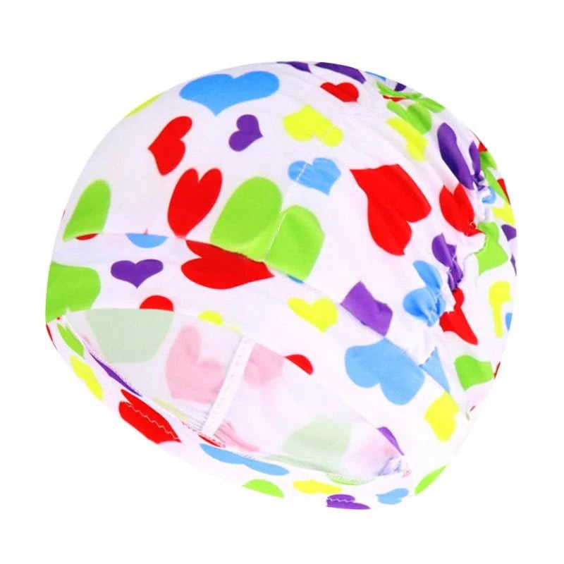 Swimming Hat Women Unisex Girls Long Hair Bathing Cap Swimming Cap Stretch Drape Free Size Swim Pool Sport Elastic Nylon Turban - Clothing Personality