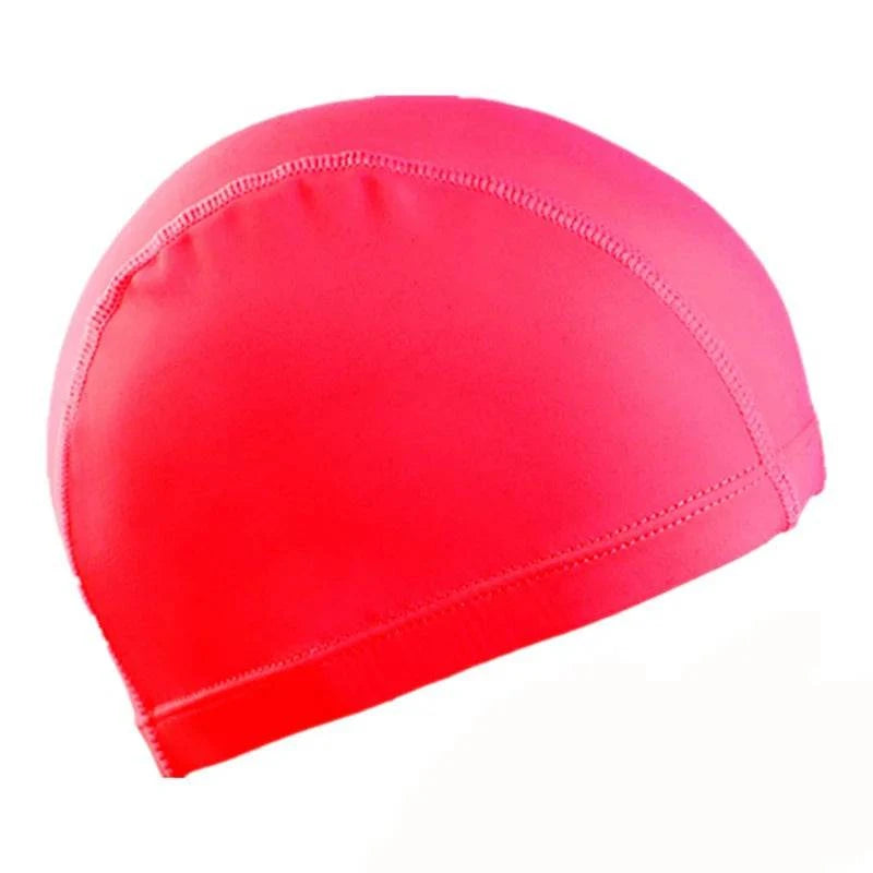 Ultra thin Bathing Caps Free Size Comfortable Swimming Caps For Men Women Elastic Nylon Ear Protection Long Hair Swimming Hat - Clothing Personality