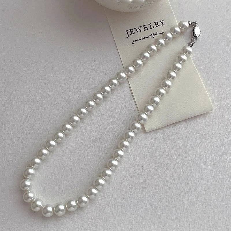 Imitation Pearl Multi-layered Women's Necklace Exaggerated Fashion High Street Club Party Banquet Necklace For Women Jewelry - Clothing Personality