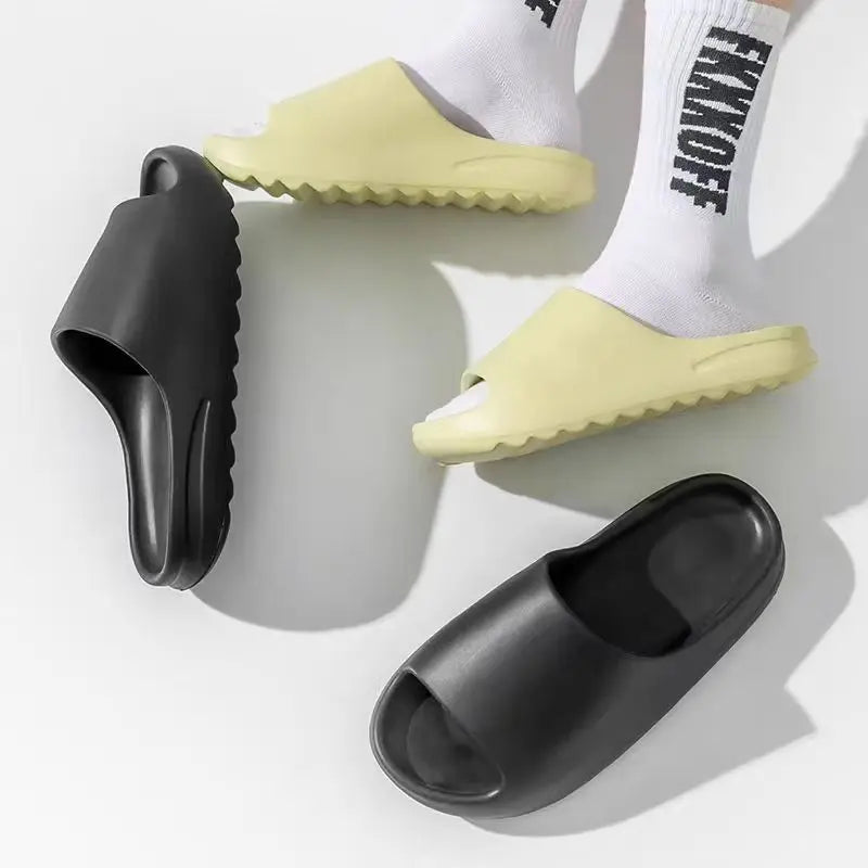 Men's Open Toe Slippers Thick-Soled Sandals Spring Summer New Non-slip Wearing Sandals