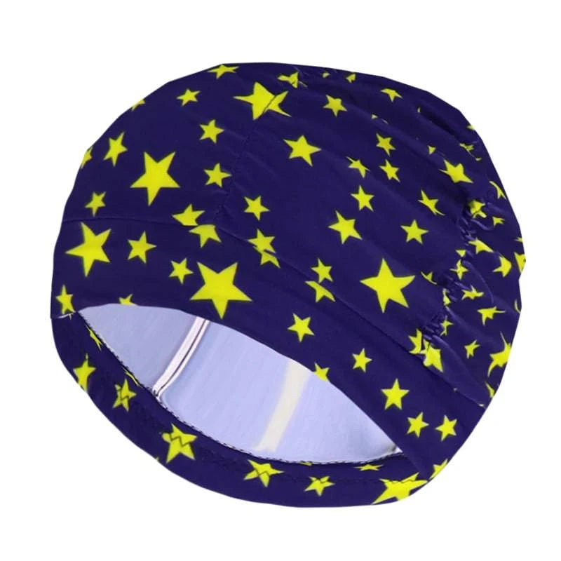 Swimming Hat Women Unisex Girls Long Hair Bathing Cap Swimming Cap Stretch Drape Free Size Swim Pool Sport Elastic Nylon Turban - Clothing Personality