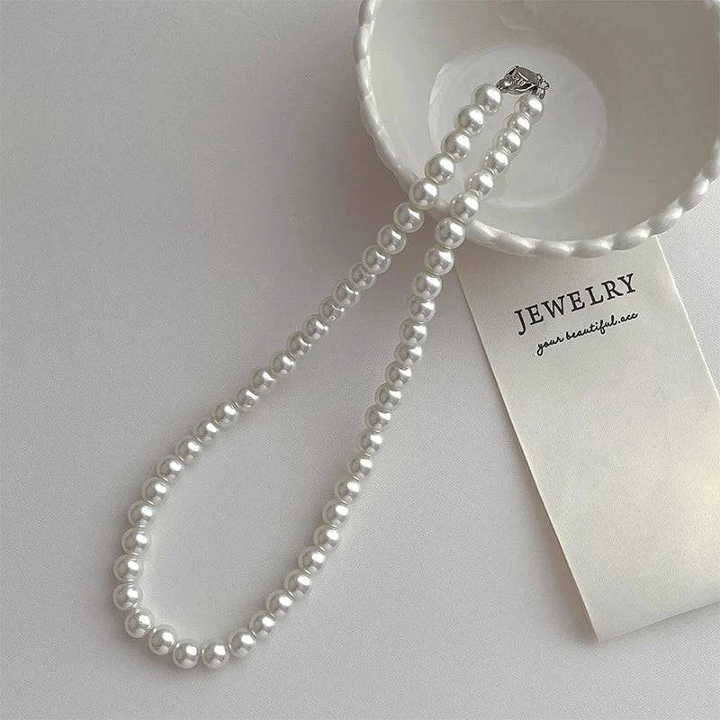 Imitation Pearl Multi-layered Women's Necklace Exaggerated Fashion High Street Club Party Banquet Necklace For Women Jewelry - Clothing Personality