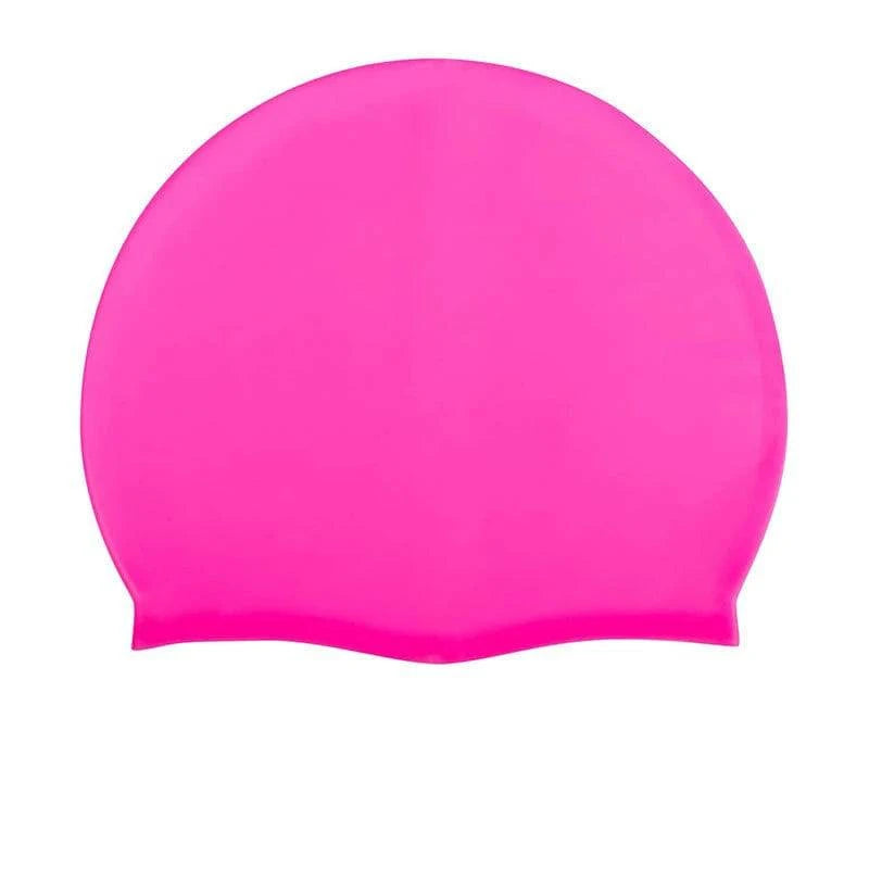 Swimming Cap Silicone Waterproof Swim Hat for Men Women Adult Kids Long Hair Pool Caps Diving Swimming Equipment Elastic Caps - Clothing Personality