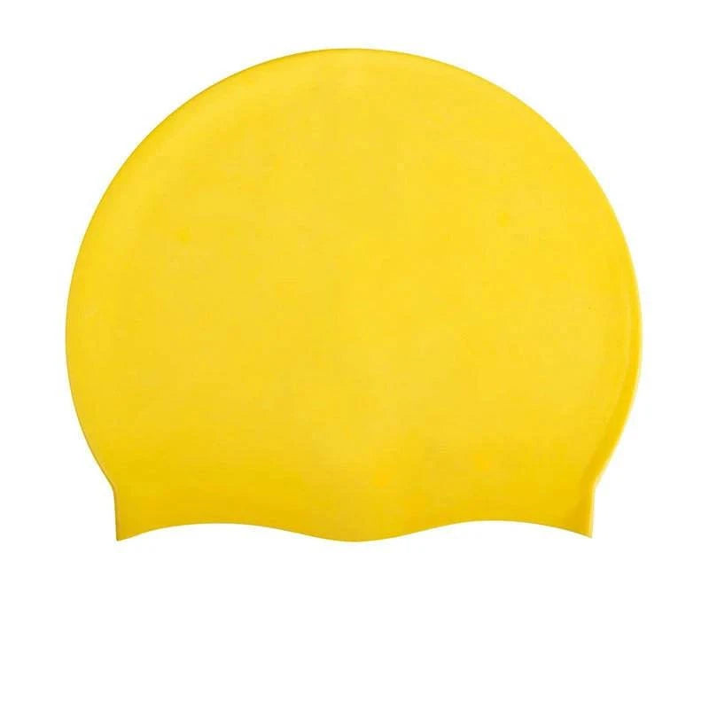 Swimming Cap Silicone Waterproof Swim Hat for Men Women Adult Kids Long Hair Pool Caps Diving Swimming Equipment Elastic Caps - Clothing Personality