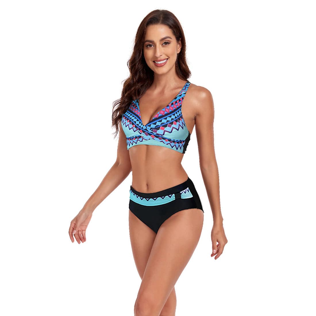 New Beach Split Swimsuit Summer Lady Sexy Halter Bikini - Clothing Personality