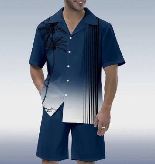 Fashion Printed Shirt 3D Men's Suit - Clothing Personality