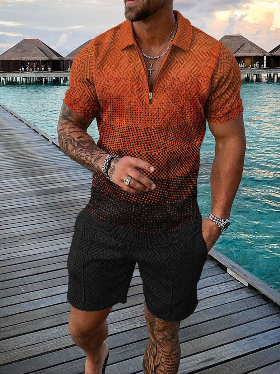 Fashion Personality Sports Casual Men's Suit - Clothing Personality