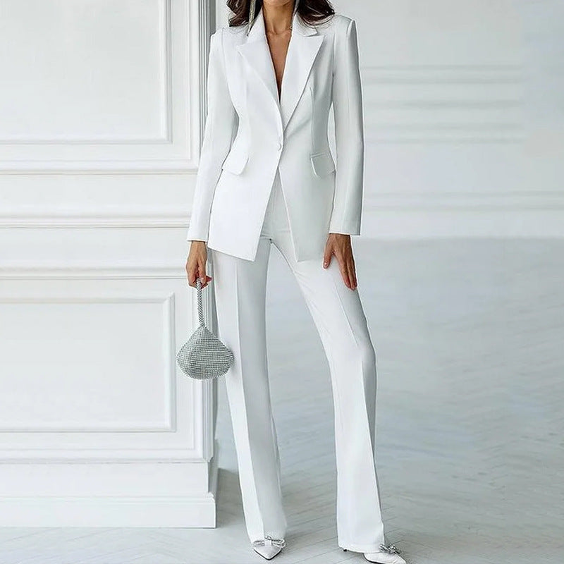 Women's Solid Color Fashion Temperament Business Suit