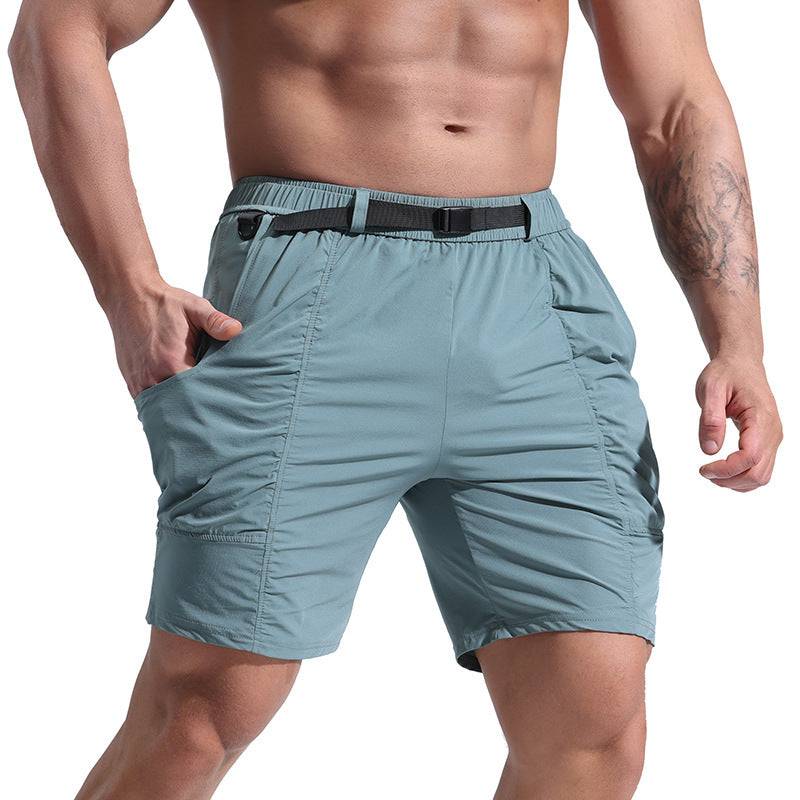Athletic Shorts For Men With Pockets And Elastic Waistband Cargo Shorts - Clothing Personality