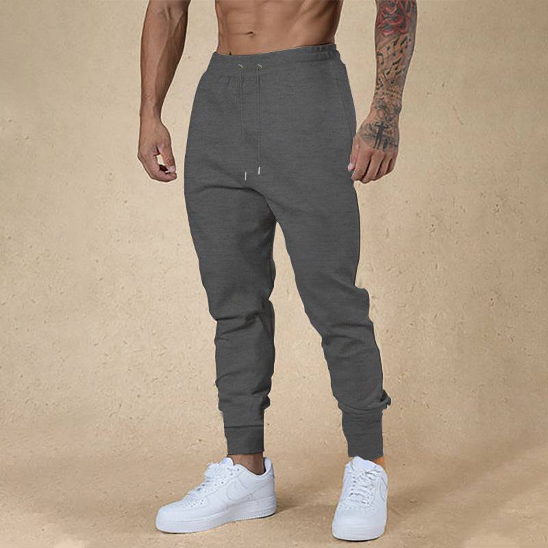 European And American Ankle-tied Men's Fitness Casual Pants - Clothing Personality