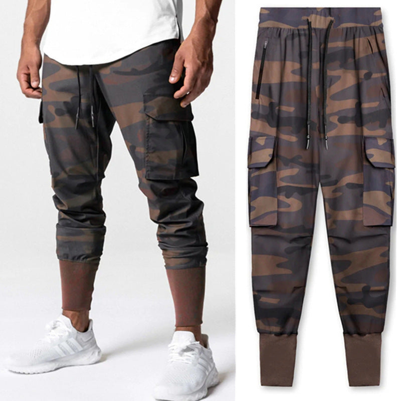 Fitness Sports Men Casual Loose Thin Woven Workwear Joggers - Clothing Personality