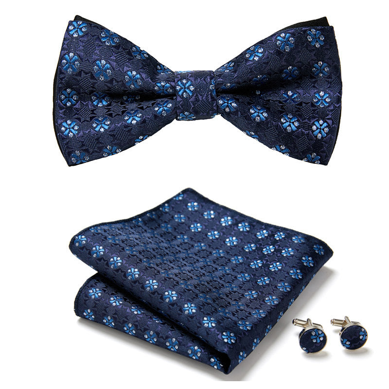 Three Piece Set Of Stylish Bow Ties - Clothing Personality