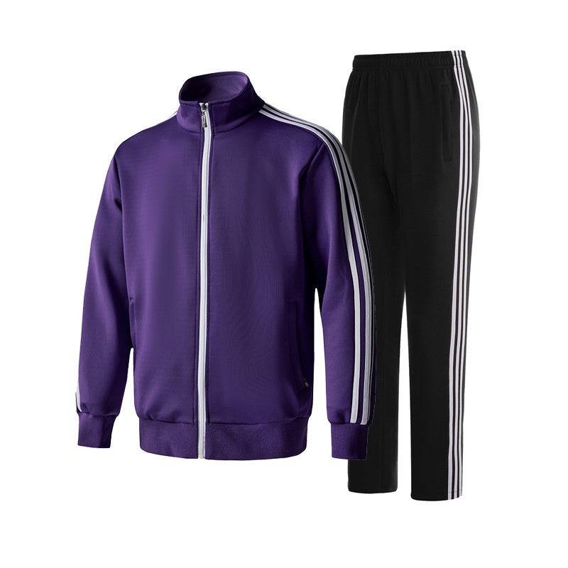 Three Bars Casual Long Sleeve Coat Plus Size Sportswear - Clothing Personality