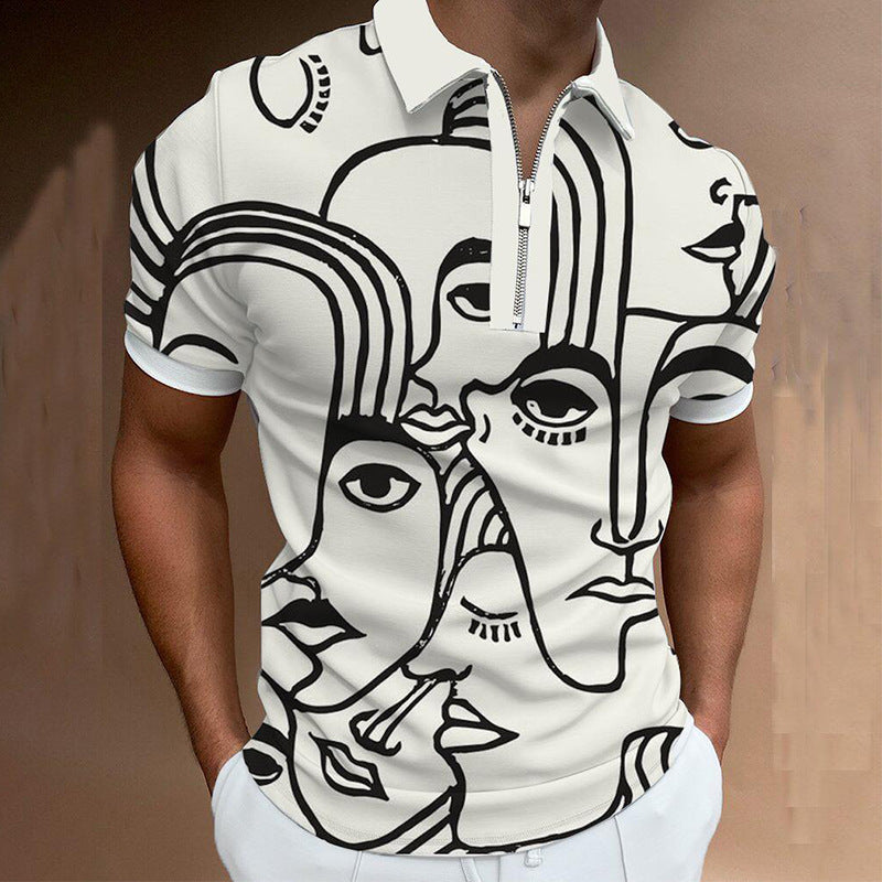 Men's Polo Shirt Men Solid Polo Shirts Brand Men Short-Sleeved Shirt Summer Shirt Man Clothing - Clothing Personality