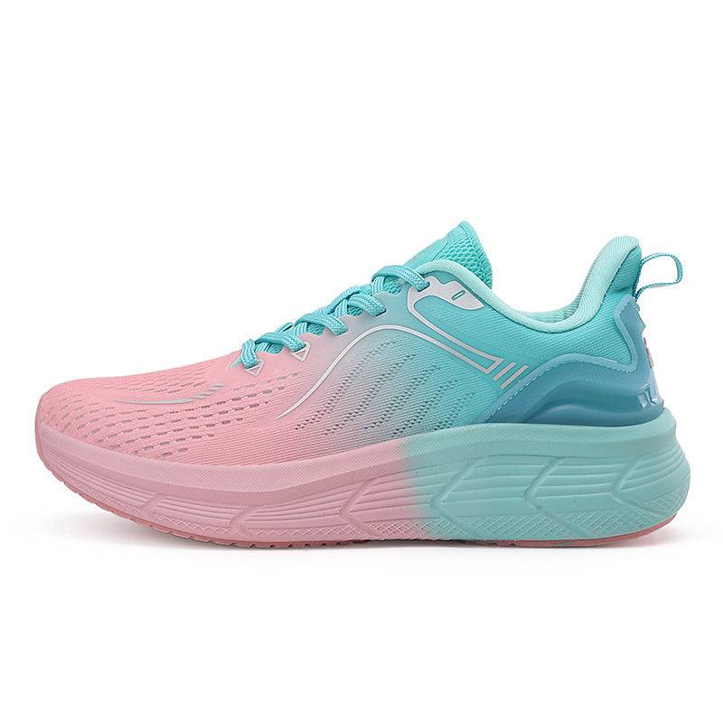 Couples Running Shoes Female Breathable Shock Absorption Springsummer Lightweight Mesh Surface Sneaker - Clothing Personality