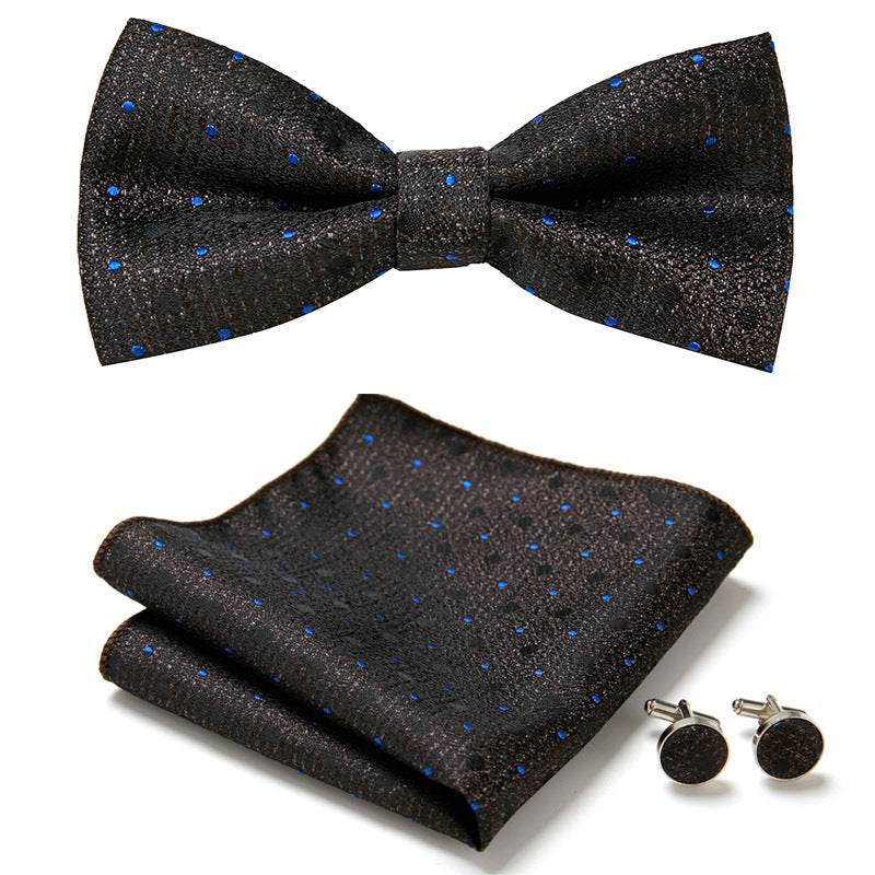 Three Piece Set Of Stylish Bow Ties - Clothing Personality