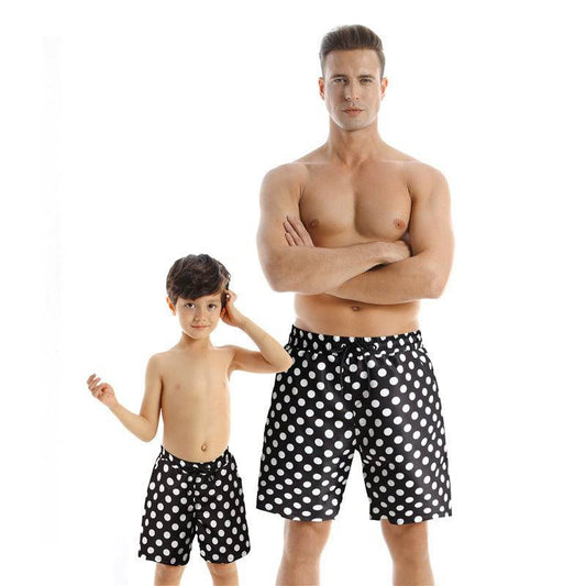 New Style Parent Child Swimwear Quick Drying Beach Pants - Clothing Personality