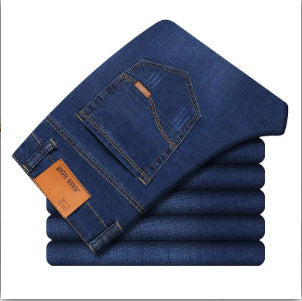 New Men's Jeans Slim Straight Black Pants For Men - Clothing Personality