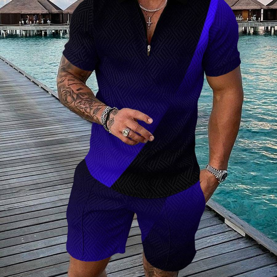 Fashion Personality Sports Casual Men's Suit - Clothing Personality