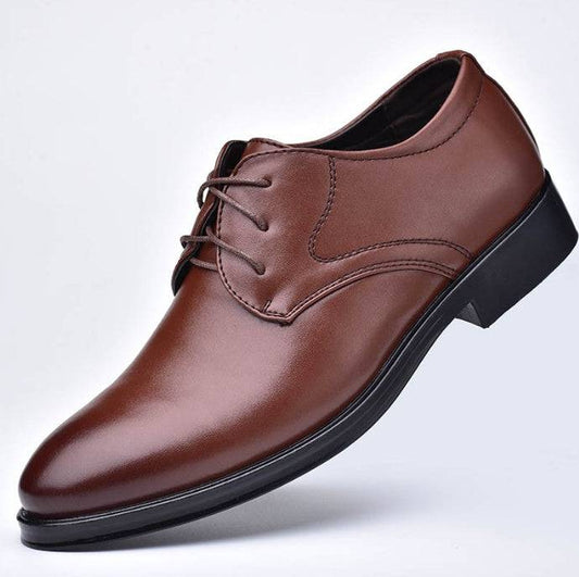 Men's Oxford Dress Shoes With Pointed Toe - Clothing Personality