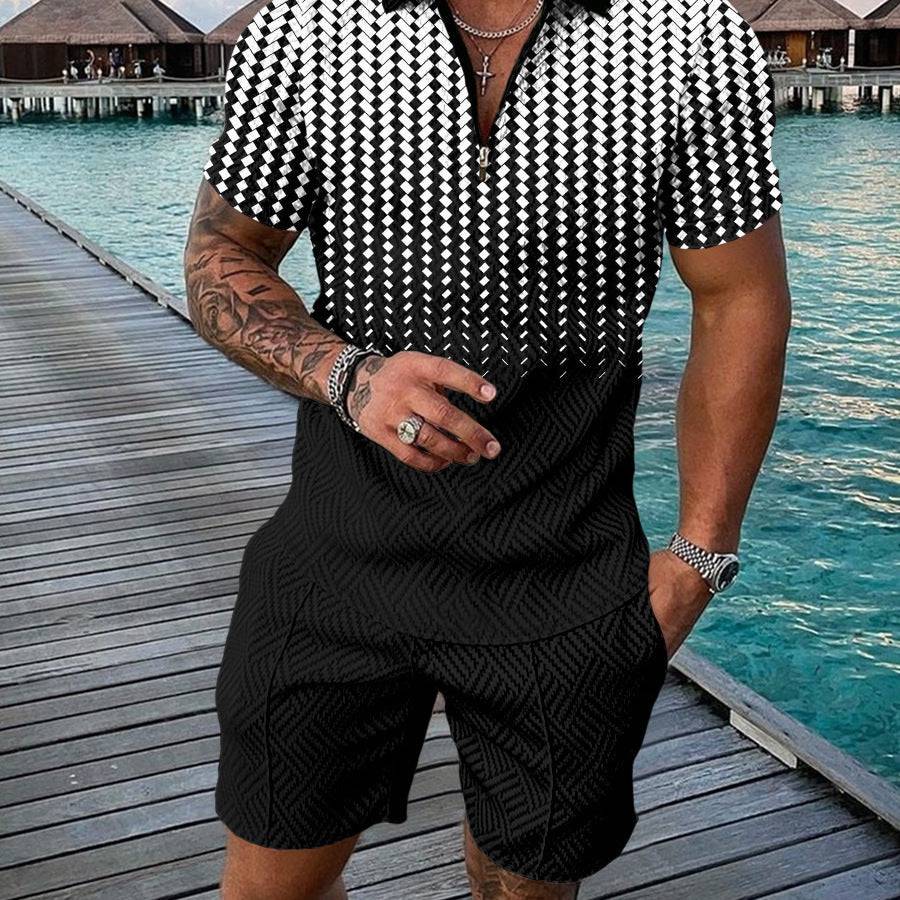 Fashion Personality Sports Casual Men's Suit - Clothing Personality