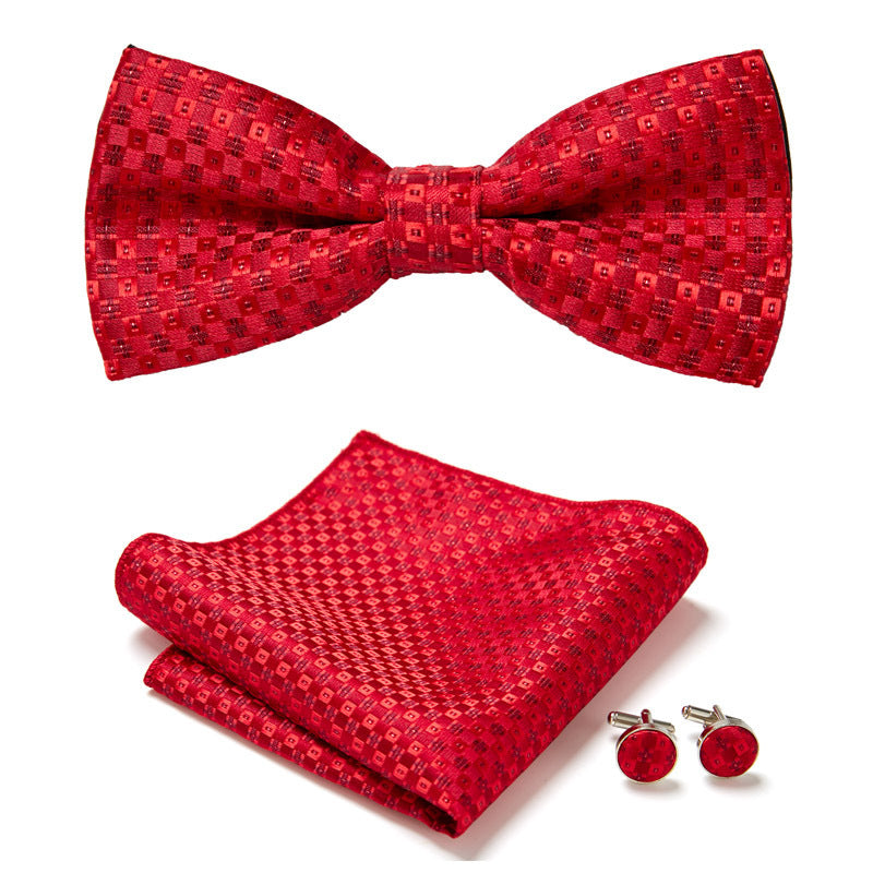 Three Piece Set Of Stylish Bow Ties - Clothing Personality