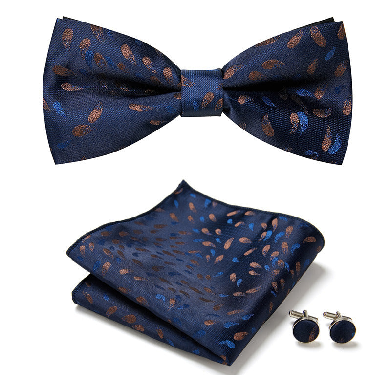 Three Piece Set Of Stylish Bow Ties - Clothing Personality
