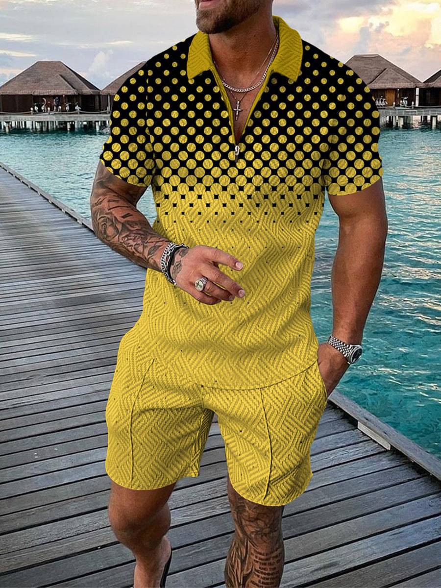 Fashion Personality Sports Casual Men's Suit - Clothing Personality