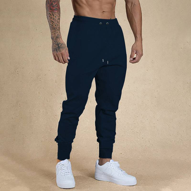 European And American Ankle-tied Men's Fitness Casual Pants - Clothing Personality