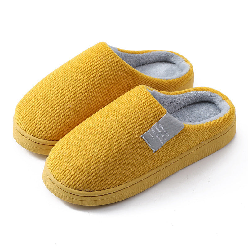 Non Slip Soft Soled Thickened Warm Home Cotton Slippers