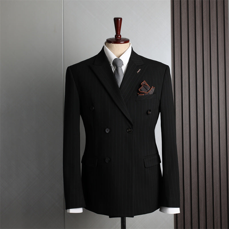 Double Breasted Suit Suit Men's Suits - Clothing Personality