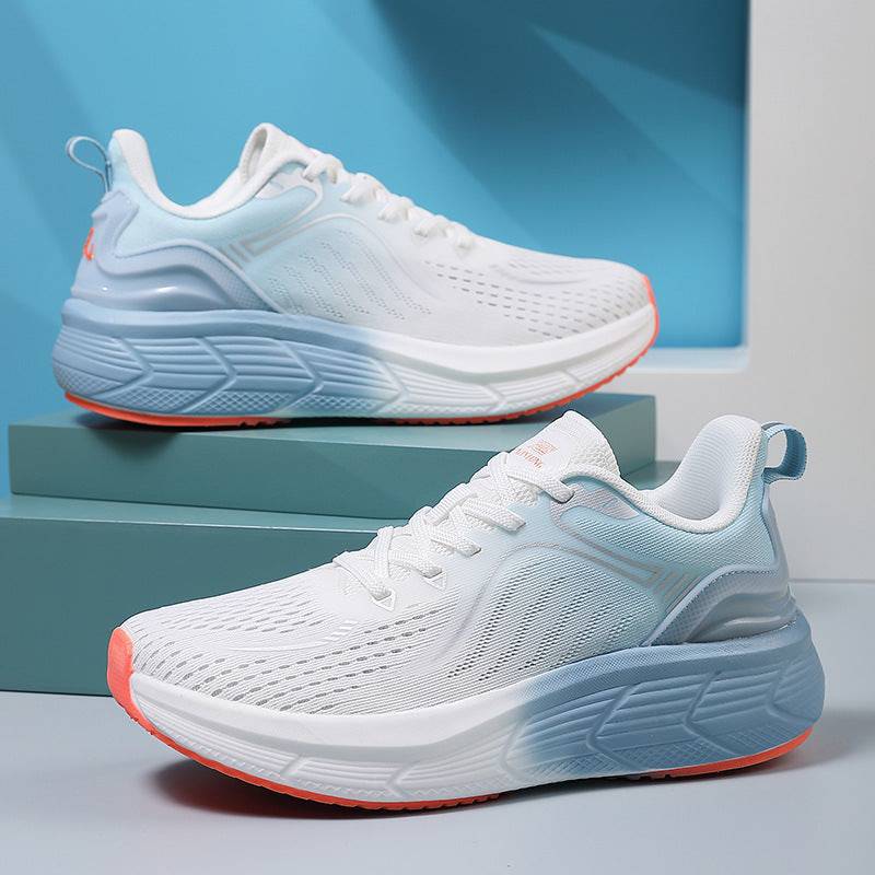 Couples Running Shoes Female Breathable Shock Absorption Springsummer Lightweight Mesh Surface Sneaker - Clothing Personality