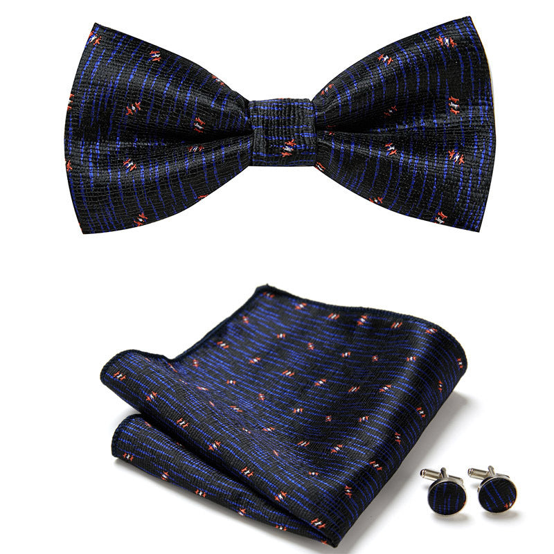 Three Piece Set Of Stylish Bow Ties - Clothing Personality