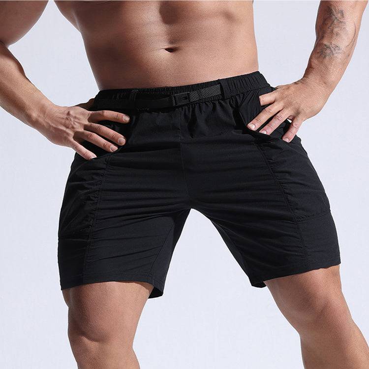 Athletic Shorts For Men With Pockets And Elastic Waistband Cargo Shorts - Clothing Personality