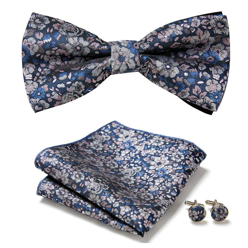 Three Piece Set Of Stylish Bow Ties - Clothing Personality
