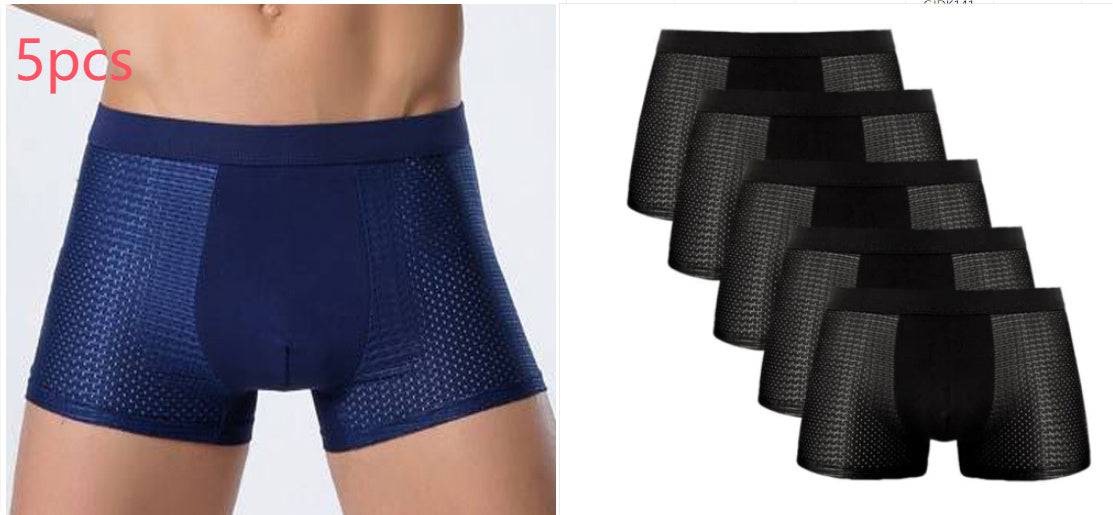 Men's Mesh Strand Air Breathable Summer Ice Silk Shorts - Clothing Personality
