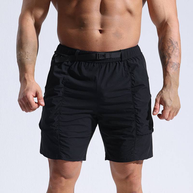 Athletic Shorts For Men With Pockets And Elastic Waistband Cargo Shorts - Clothing Personality