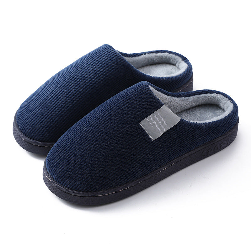 Non Slip Soft Soled Thickened Warm Home Cotton Slippers