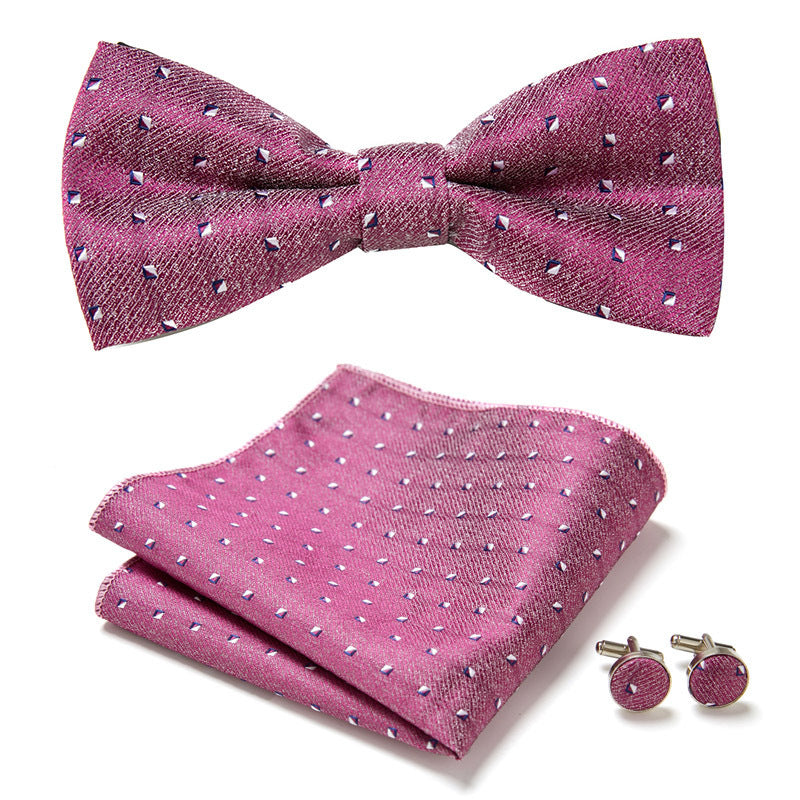 Three Piece Set Of Stylish Bow Ties - Clothing Personality