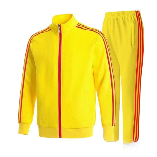 Three Bars Casual Long Sleeve Coat Plus Size Sportswear - Clothing Personality